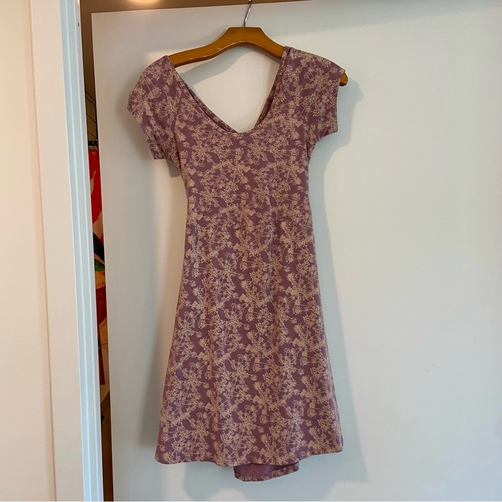 Pact Organic Open Crossback Floral Fit N Flare
Skater Dress Size Small